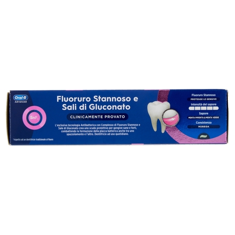 Oral-B Advanced Dentifricio Protezione Gengive Menta Fresca 75 ml
